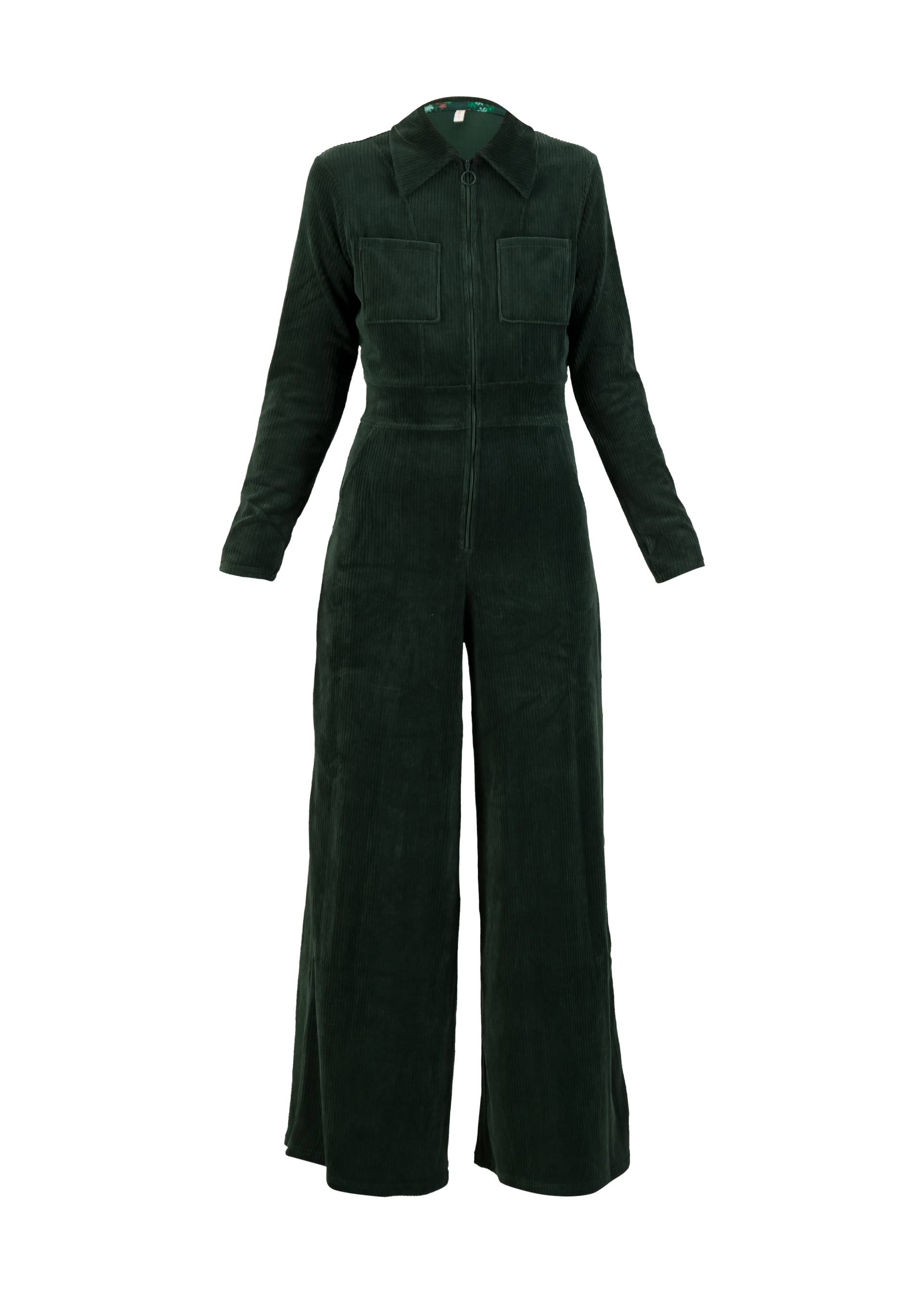 Jumpsuit Jolly Molly, fine needle green, Jumpsuits, Green