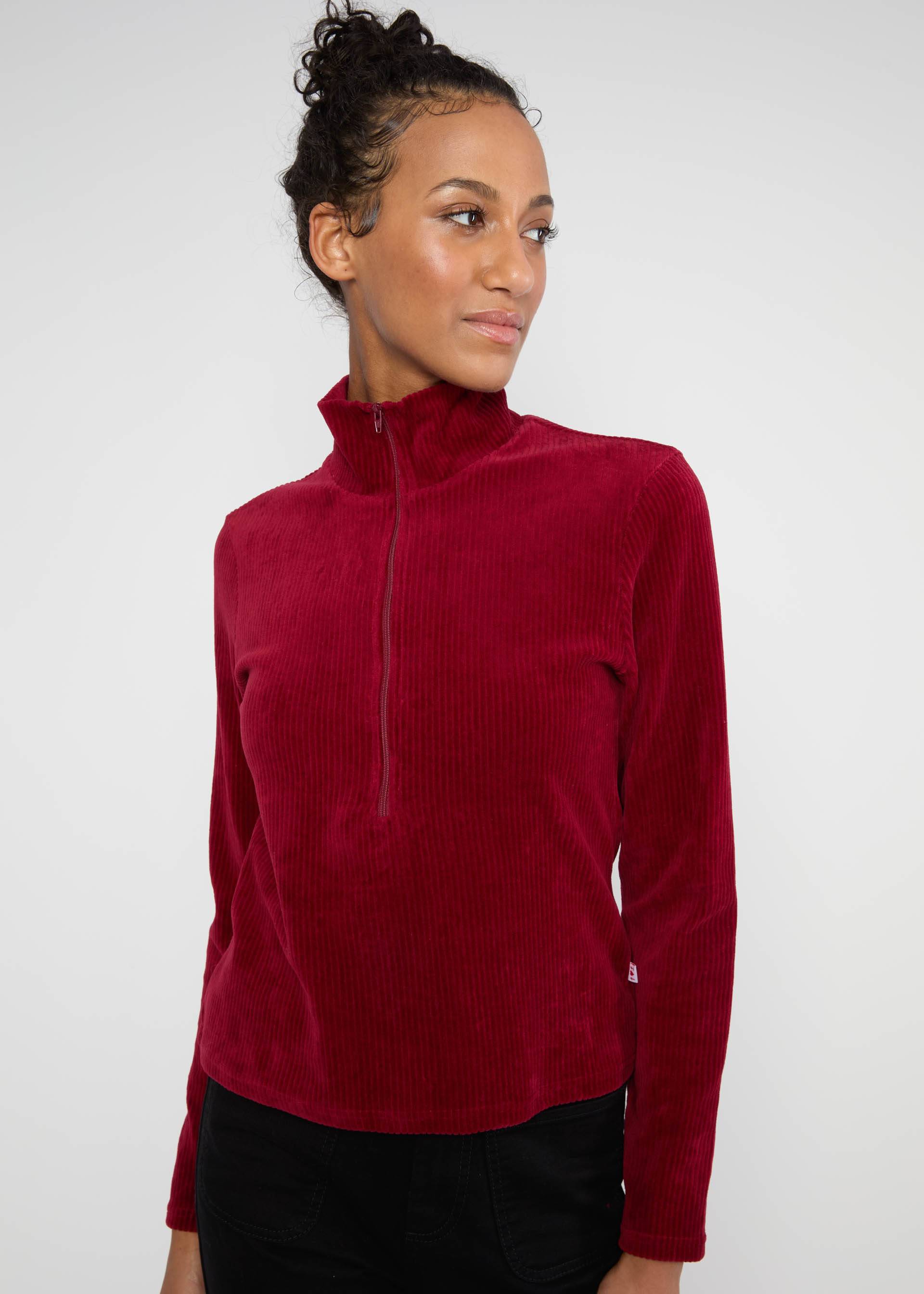 Turtleneck Jumper Jolly Troyer, fine needle red, Tops, Red
