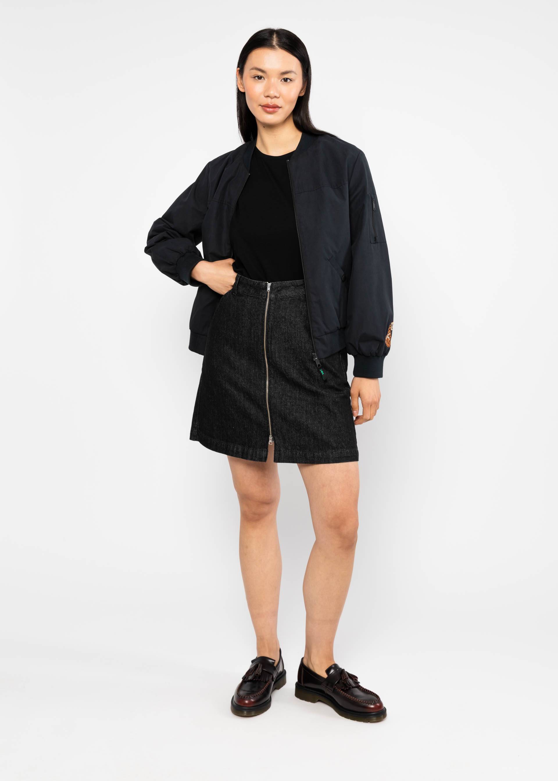 Jeansrock Coquetry Charm, midnight ash denim, R&ouml;cke, Schwarz