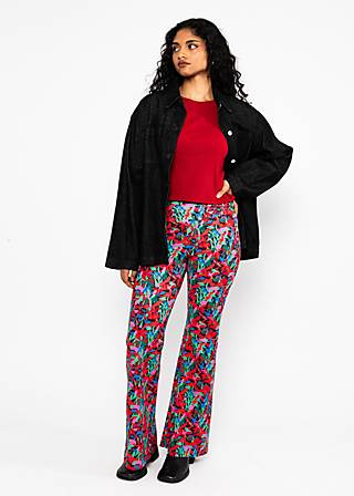 Schlaghose Dancing Jazz, cavewoman painting, Hosen, Schwarz