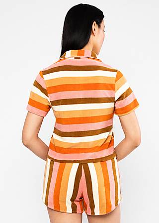 Shorts Hot but Cool, sunny spirit stripe, Trousers, Brown