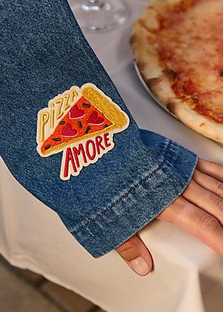 Aufn&auml;her Pizza Patch-Set, Pizza Patch-Set, Accessoires, Rot