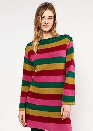 Strickkleid Carnaby Rainbow, little party stripe knit, Kleider, Gr&uuml;n