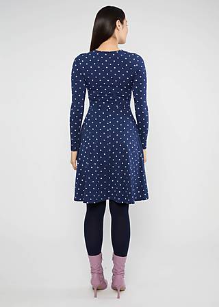 Jerseykleid Hot Knot, dreamy cute dot, Kleider, Blau