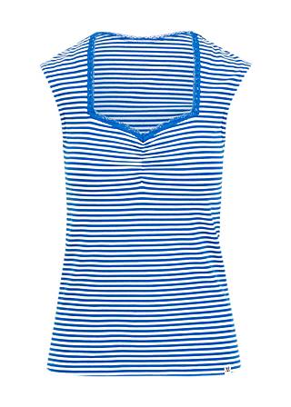 Top Let Romance Rule, blue viva el sol! stripe, Shirts, Blau