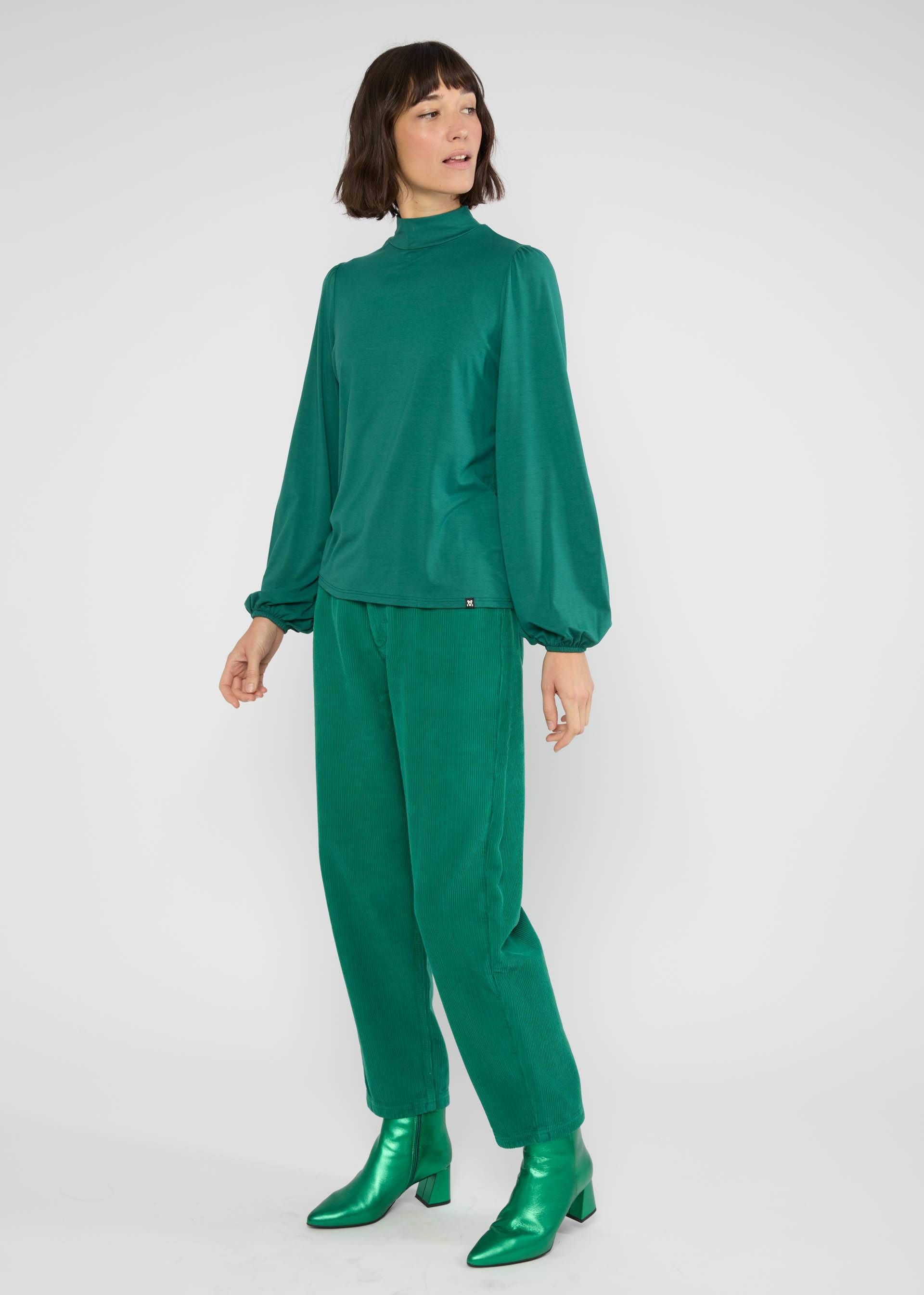 Longsleeve Lonely Lips Angel, scandalous green, Tops, Green