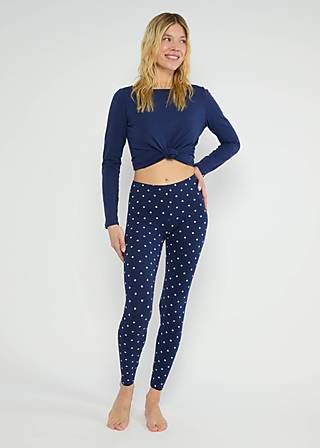 Baumwoll-Leggings Lovely Legs, dreamy cute dot, Leggings, Blau