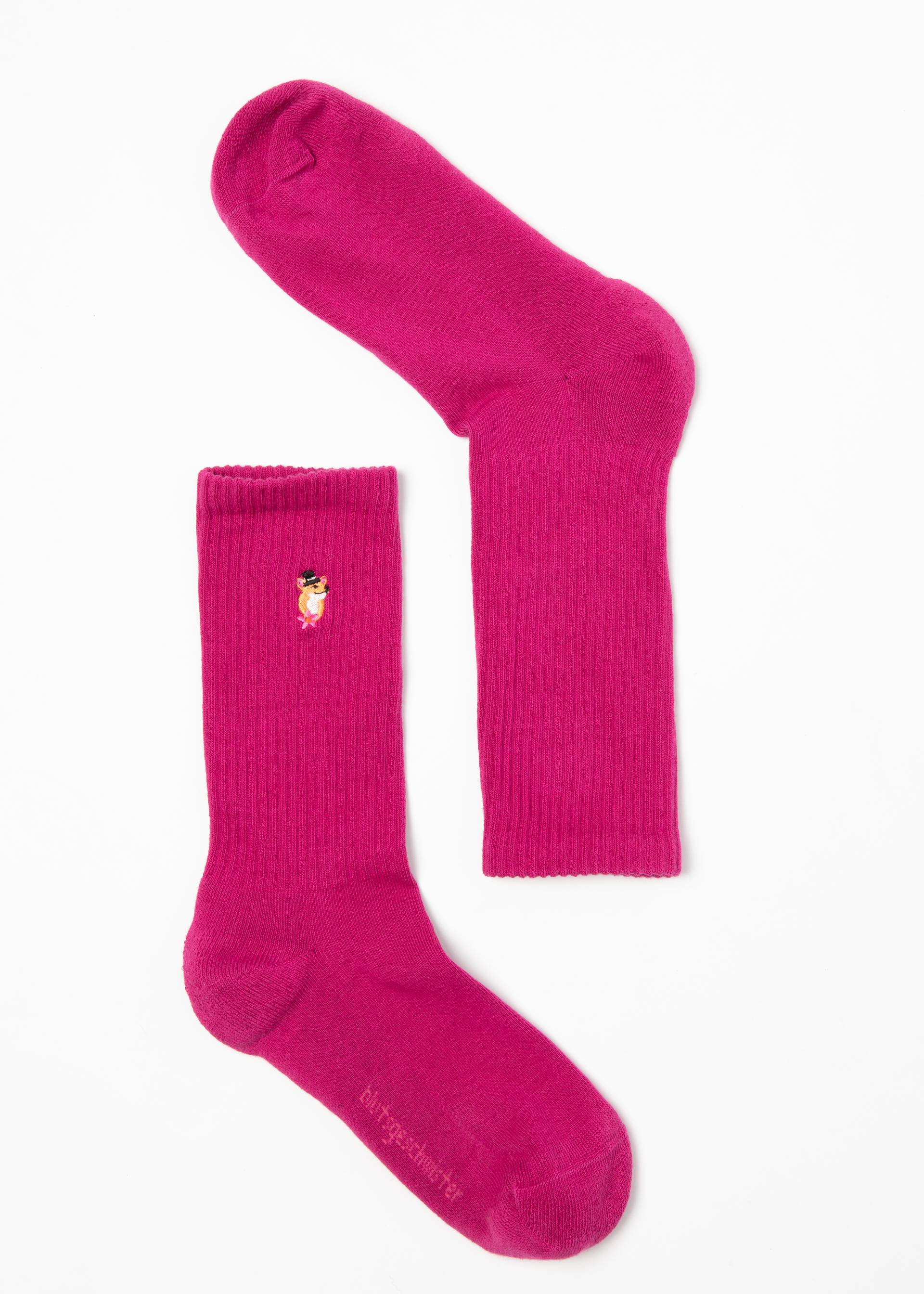 Baumwollsocken Sensational Steps Sport, clever as fox socks, Socken, Rosa