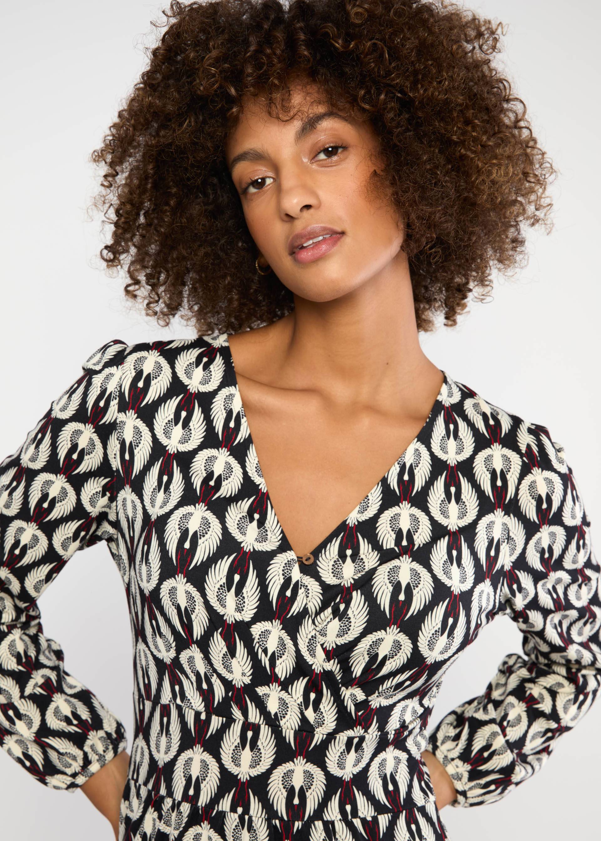 Jerseykleid Something old Something new, crane covey, Kleider, Schwarz