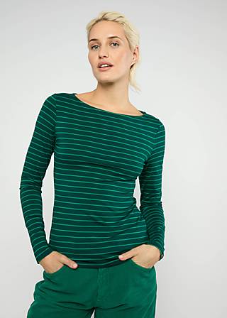 Streifenshirt Sweet Sailorette, dream of paradise green stripe, Shirts, Grün