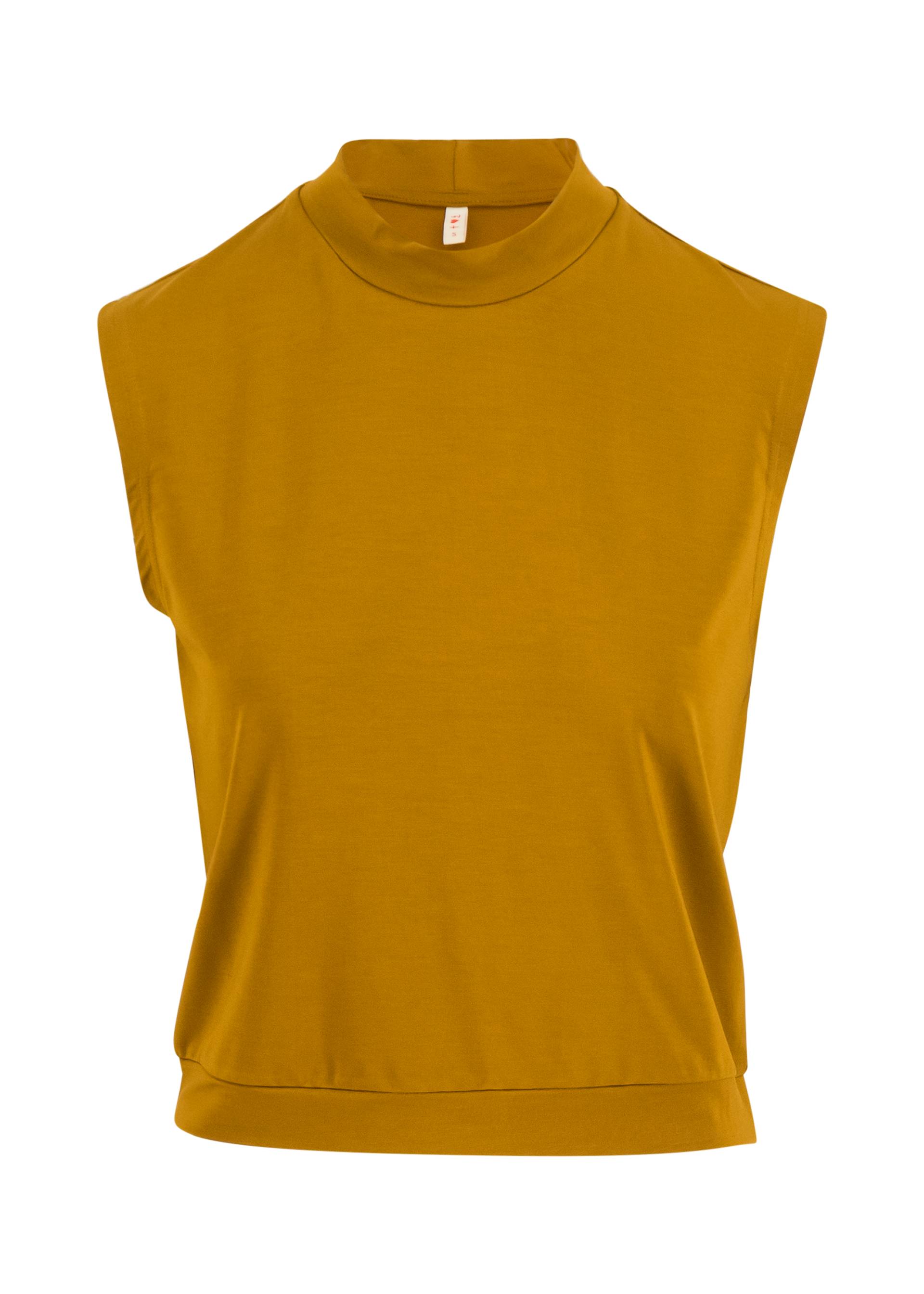 Sleeveless Top Tiny Turtle, strong ochre, Tops, Brown