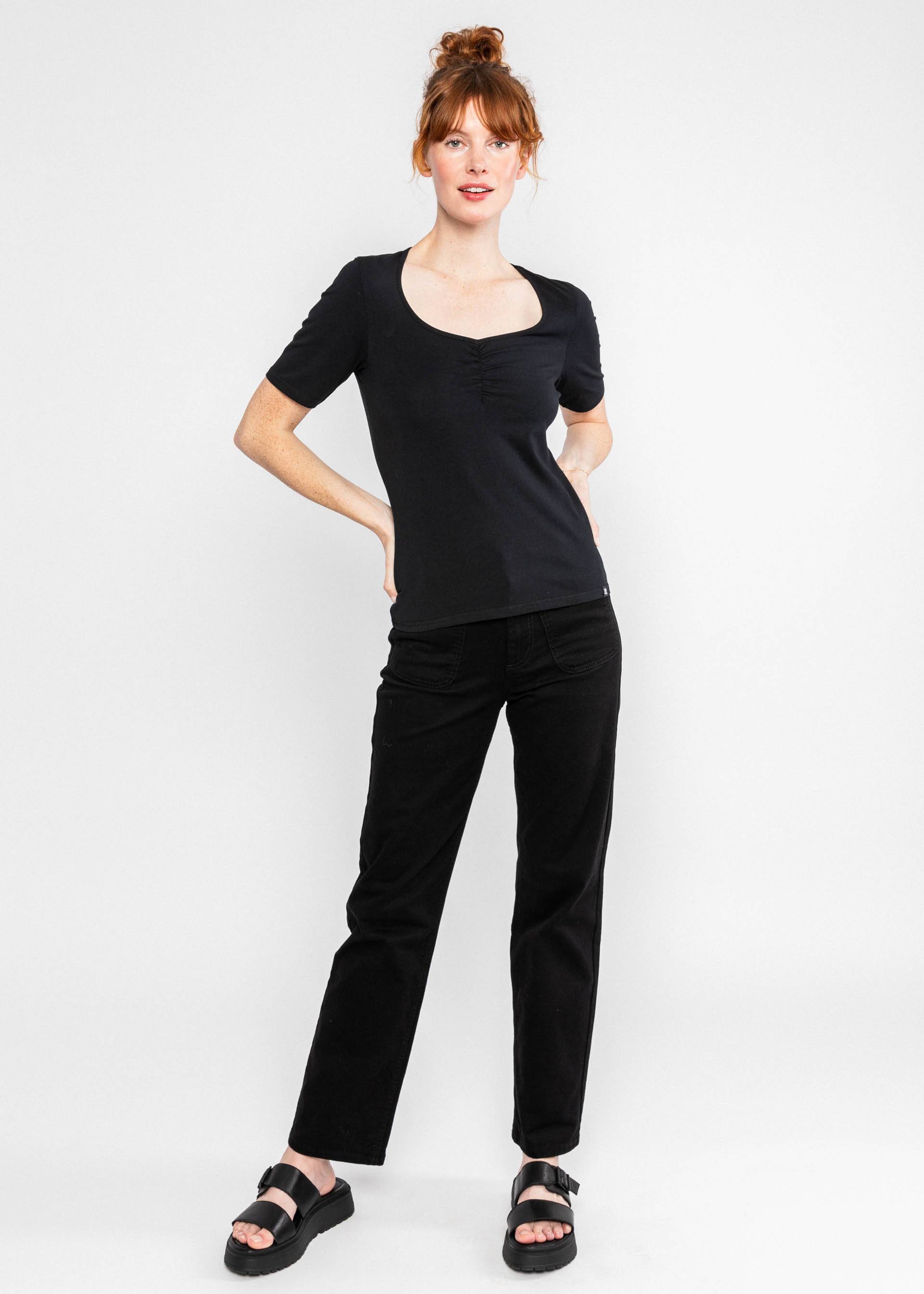 T-Shirt Balconnet F&eacute;minin, black and strong, Shirts, Schwarz