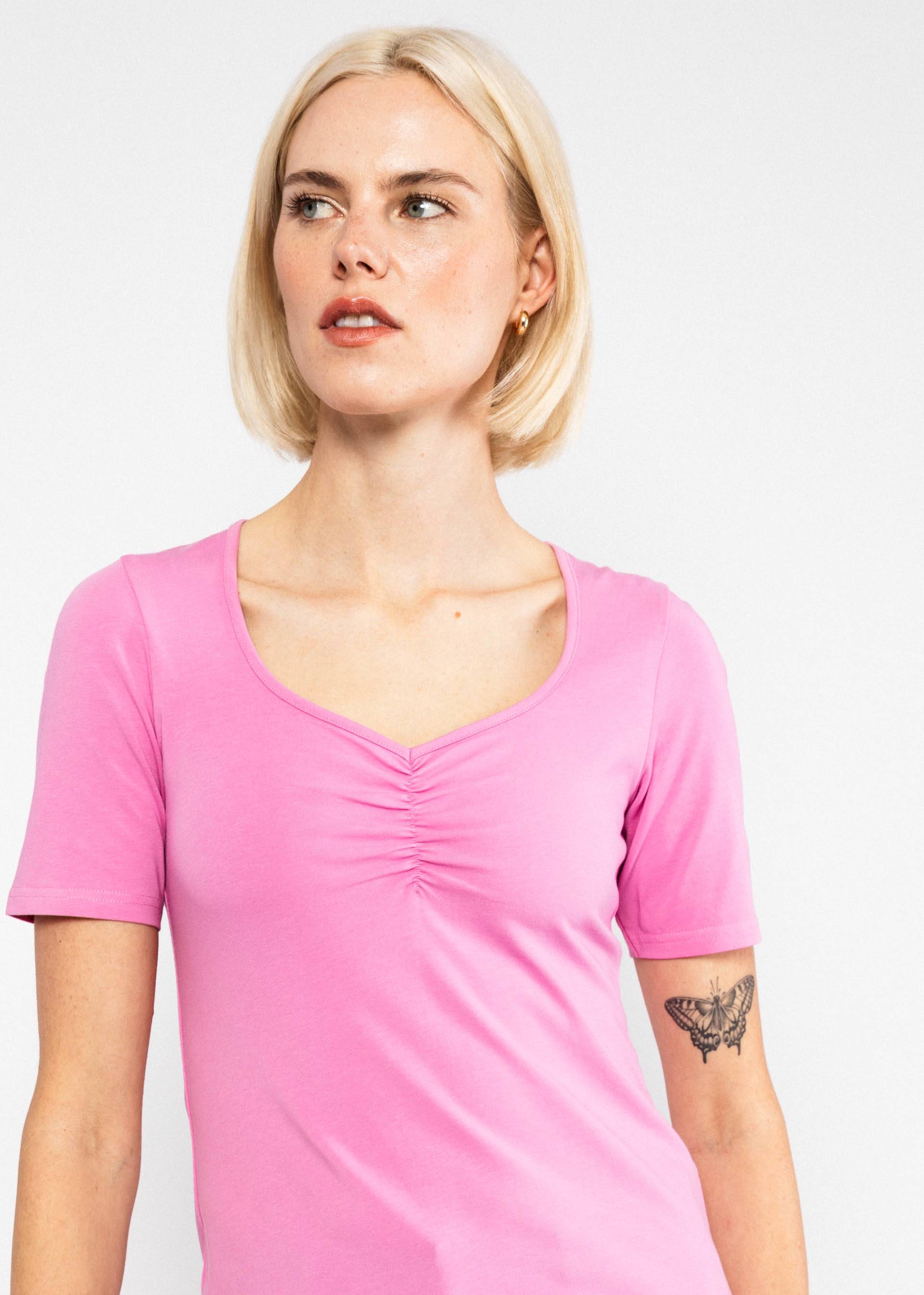 T-Shirt Balconnet F&eacute;minin, summer strawberry pink, Shirts, Rosa