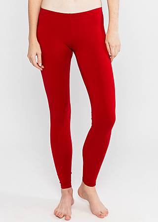 Cotton Leggings Lovely Legs, summer cherry red, Leggings, Red