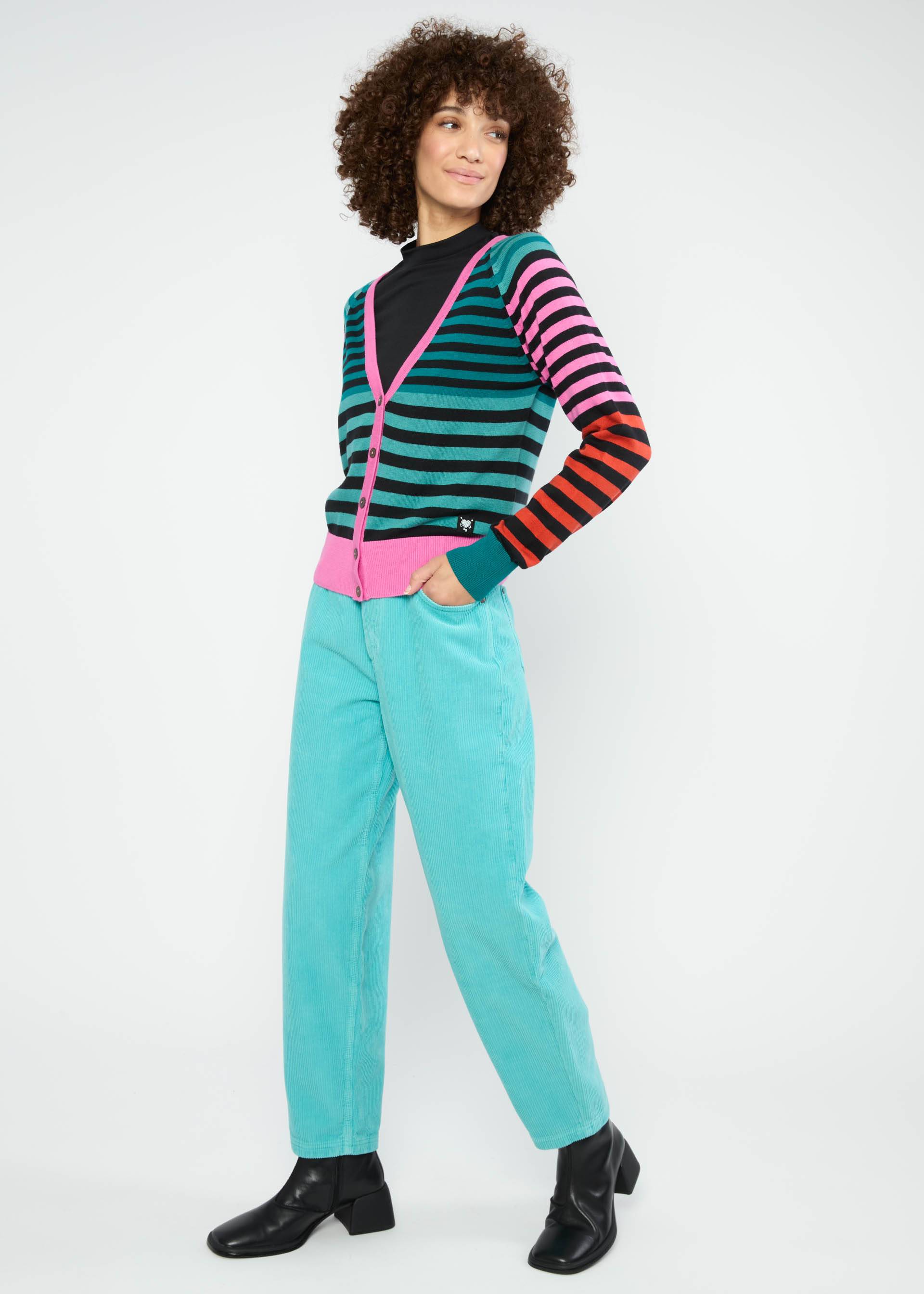 Cardigan Bright Side of Life, colorful magic show, Cardigans, Schwarz