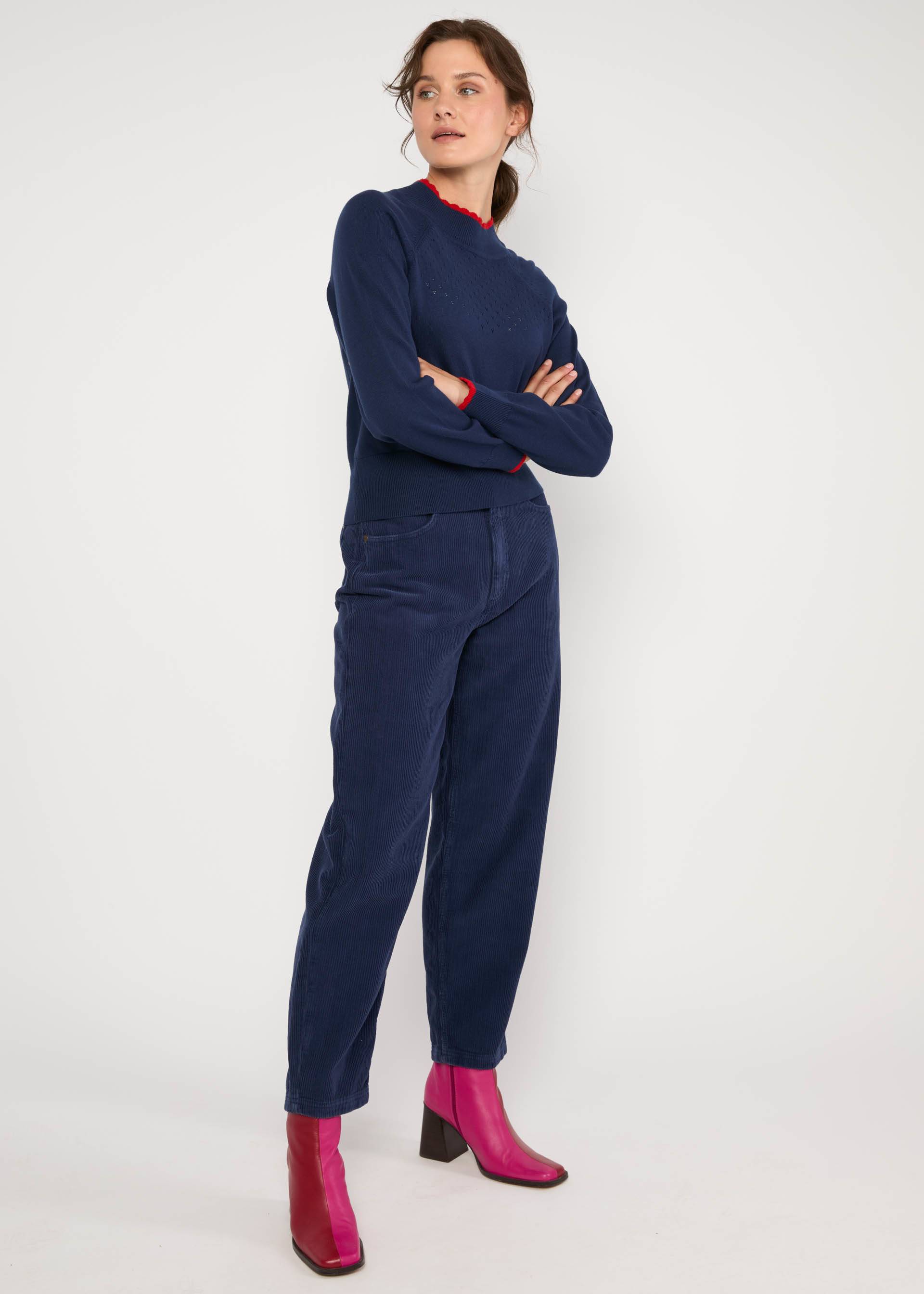 Strickpullover Delicious Minds, cold wind blue, Strickpullover, Blau