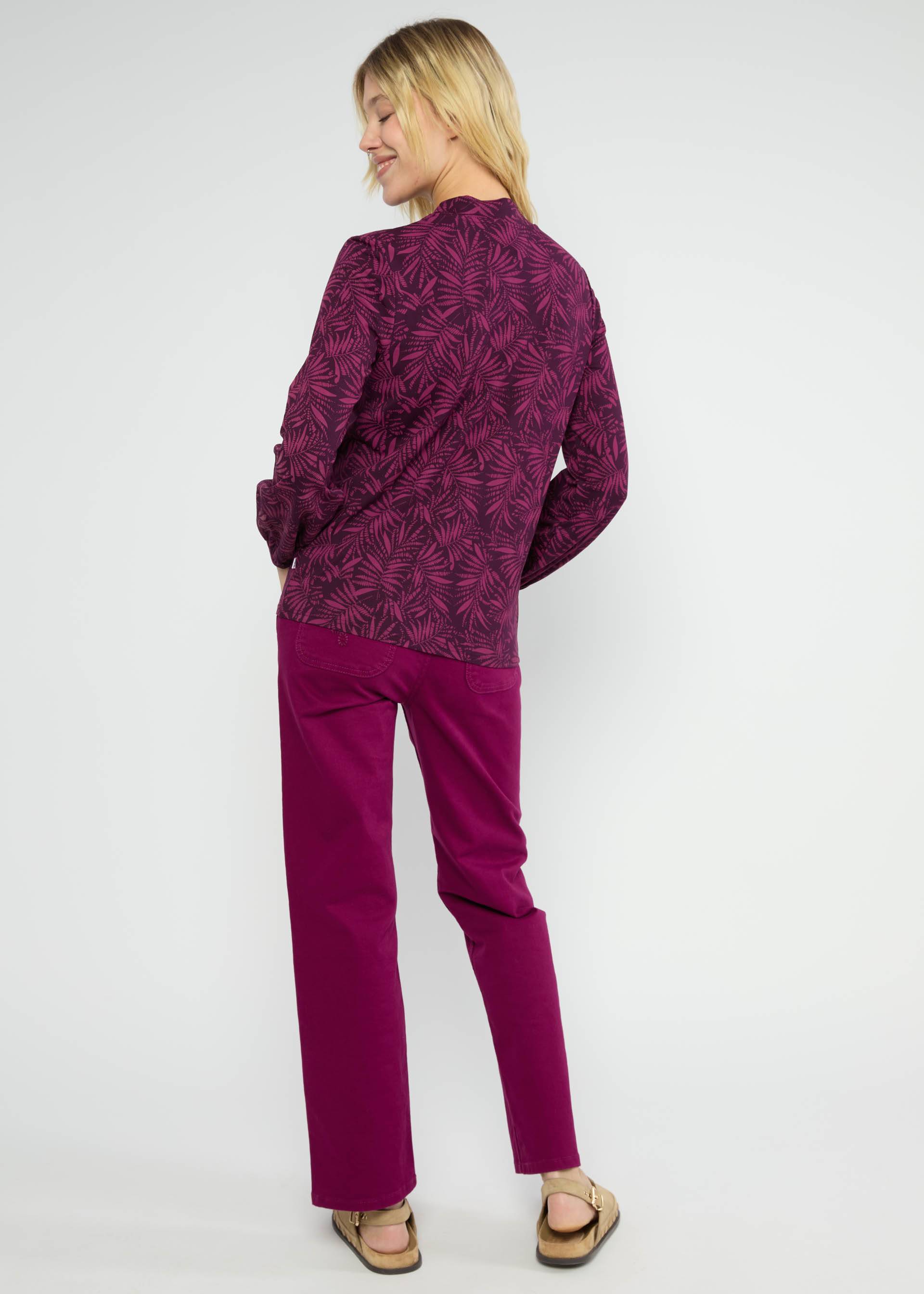 Longsleeve Oh my Knot, midnight paradise, Tops, Red