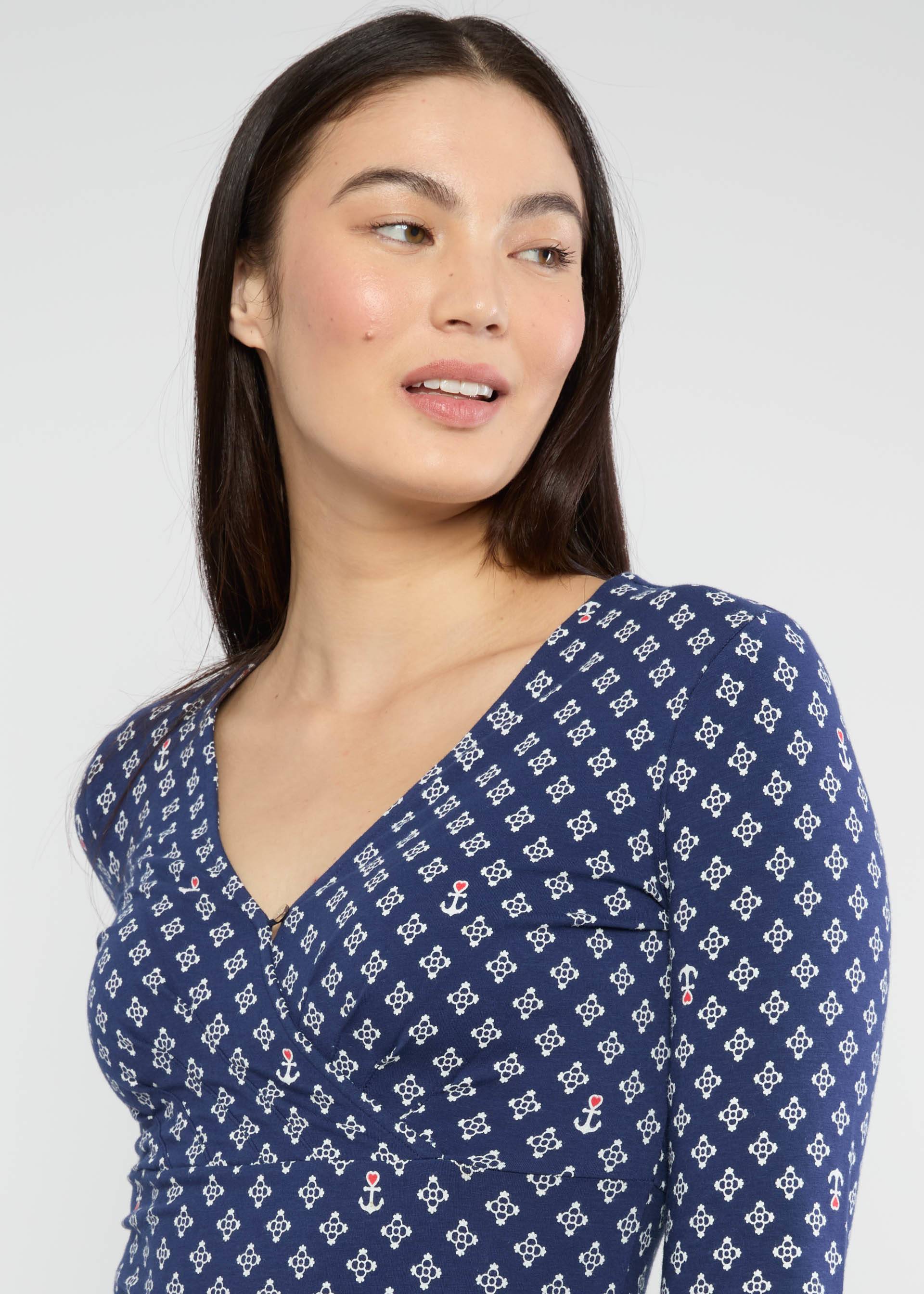 Jerseykleid Shalala Tralala, cute little anchor, Kleider, Blau