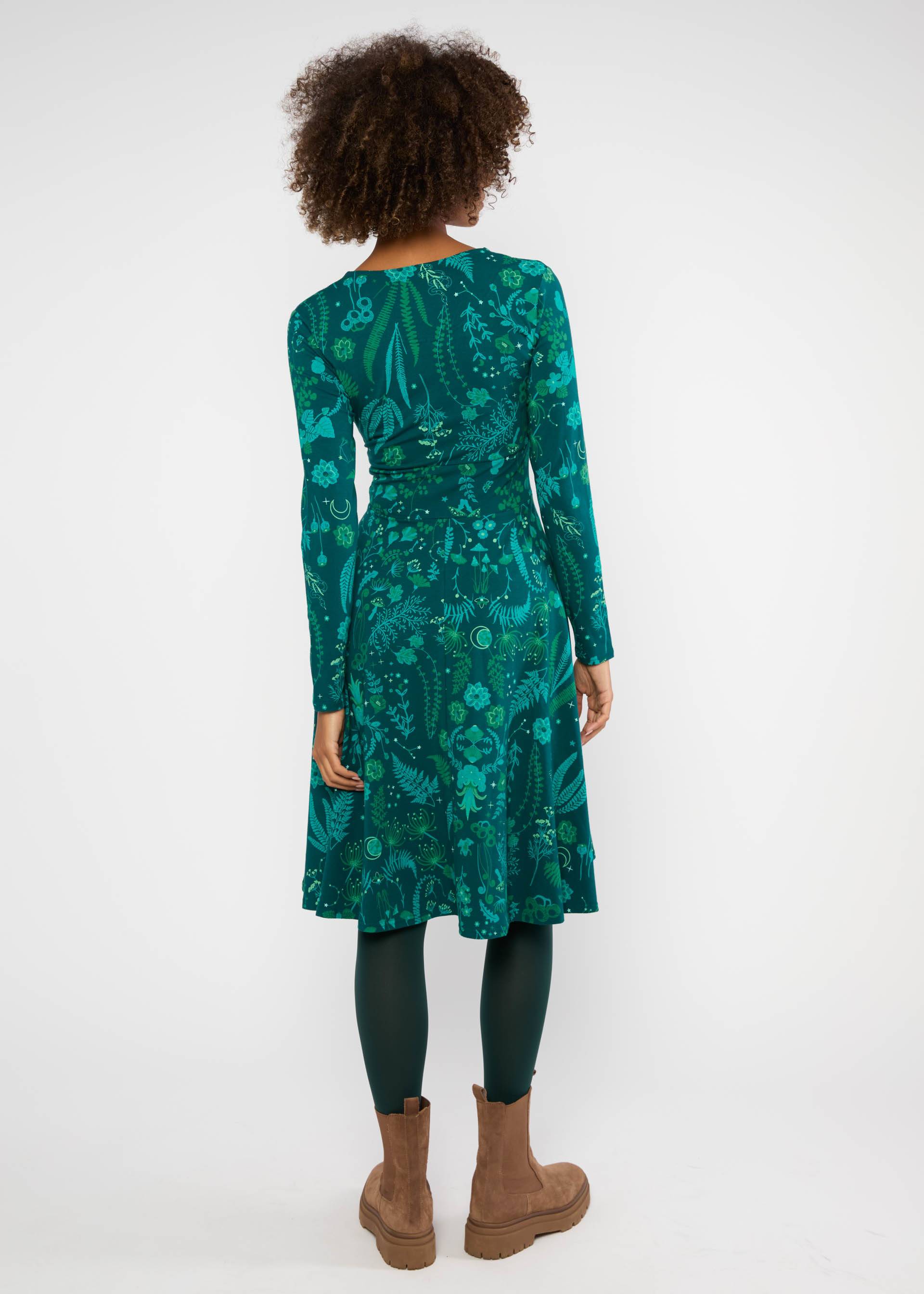 Jerseykleid Shalala Tralala, magical night walk, Kleider, Grün