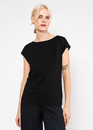 Top Breezy Flowgirl, soot black, Tops, Black