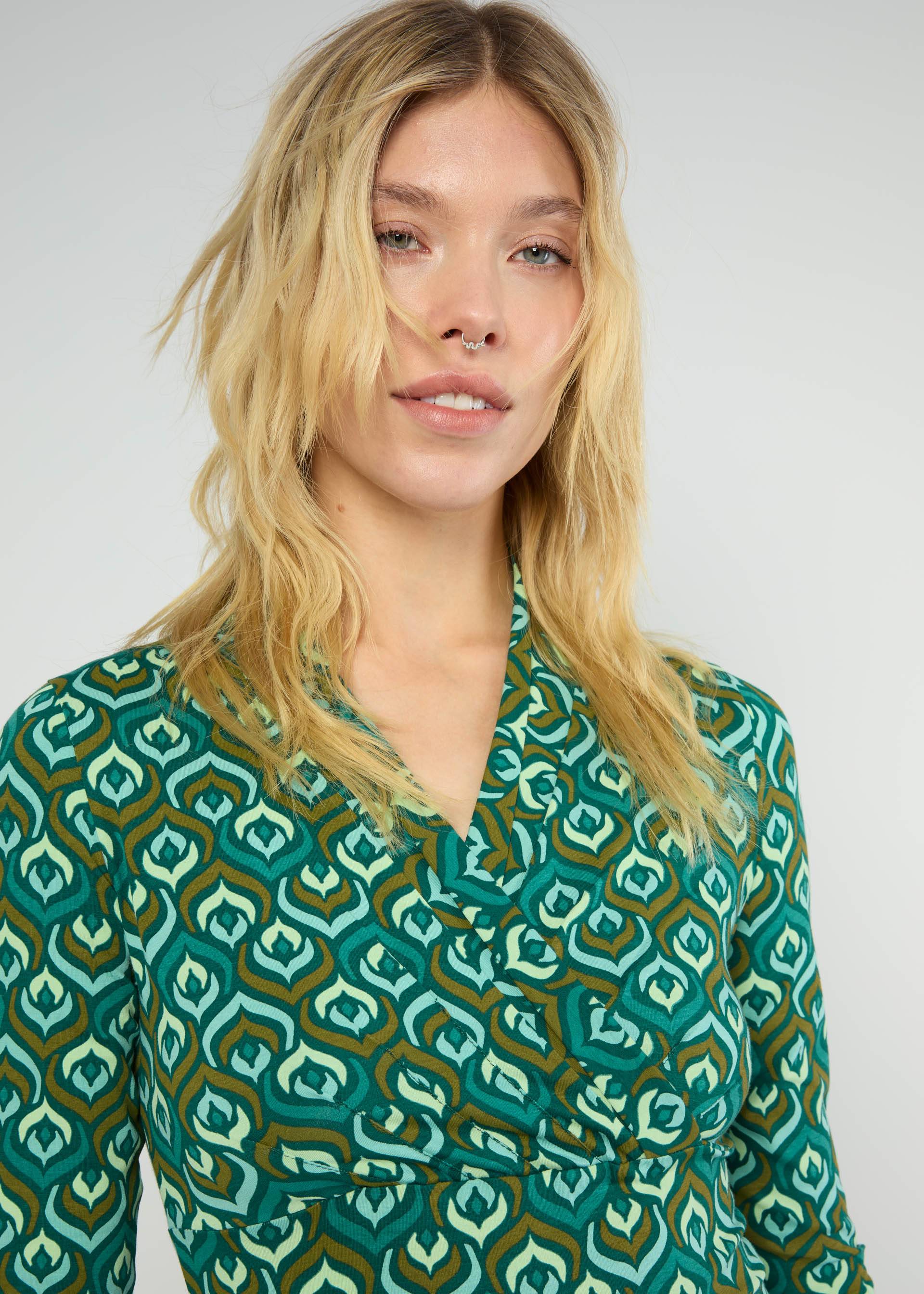 Herbstkleid Shalala Tralala Shawl, colorful ducky, Kleider, Grün