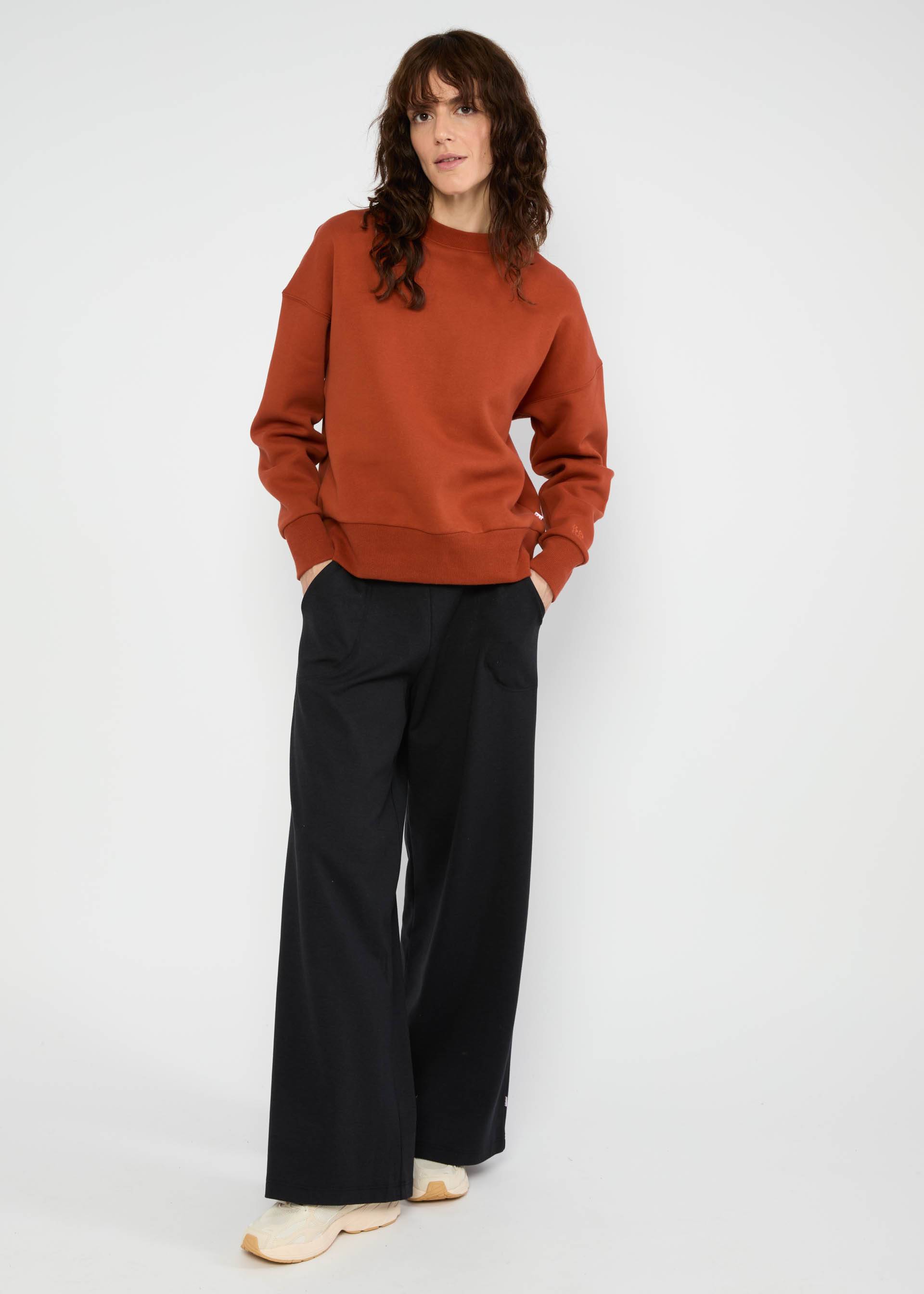 Sweatshirt Casual Crew, brown urban vibes, Sweatshirts & Hoodies, Brown