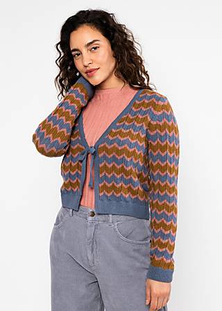 Cardigan Chic Zig Zag