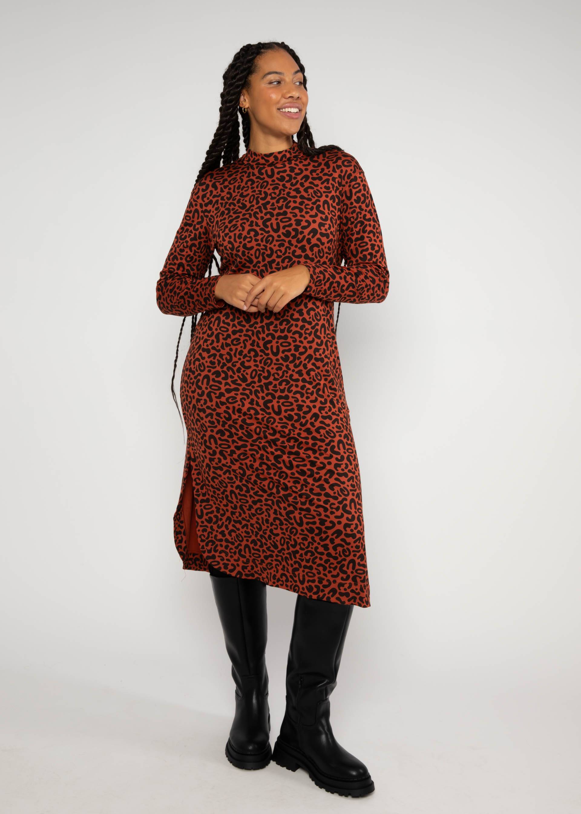 Langarmkleid Minimal Chic, leo or no leo, Kleider, Braun