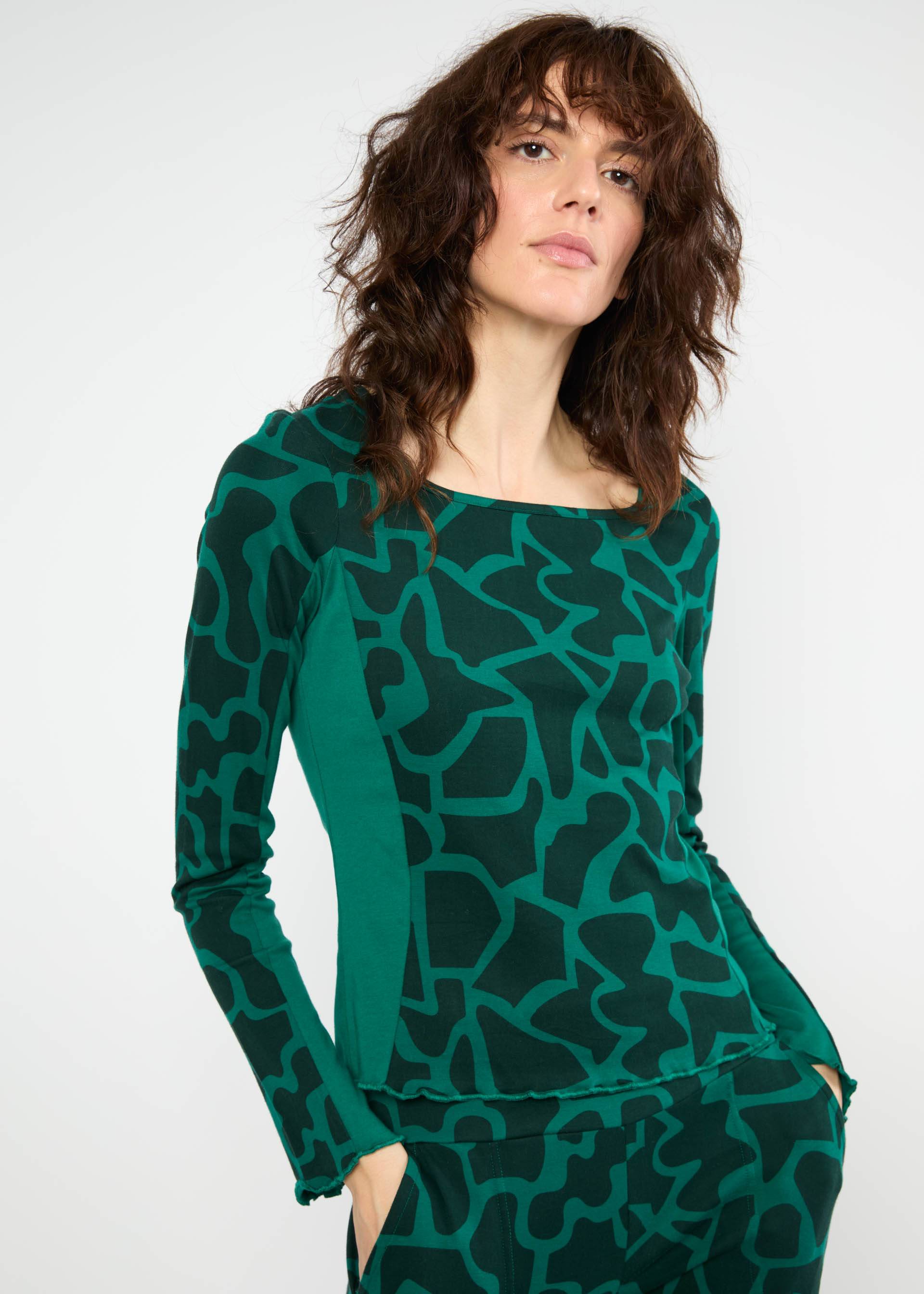 Longsleeve Sleek Lines, the shape of me, Shirts, Grün