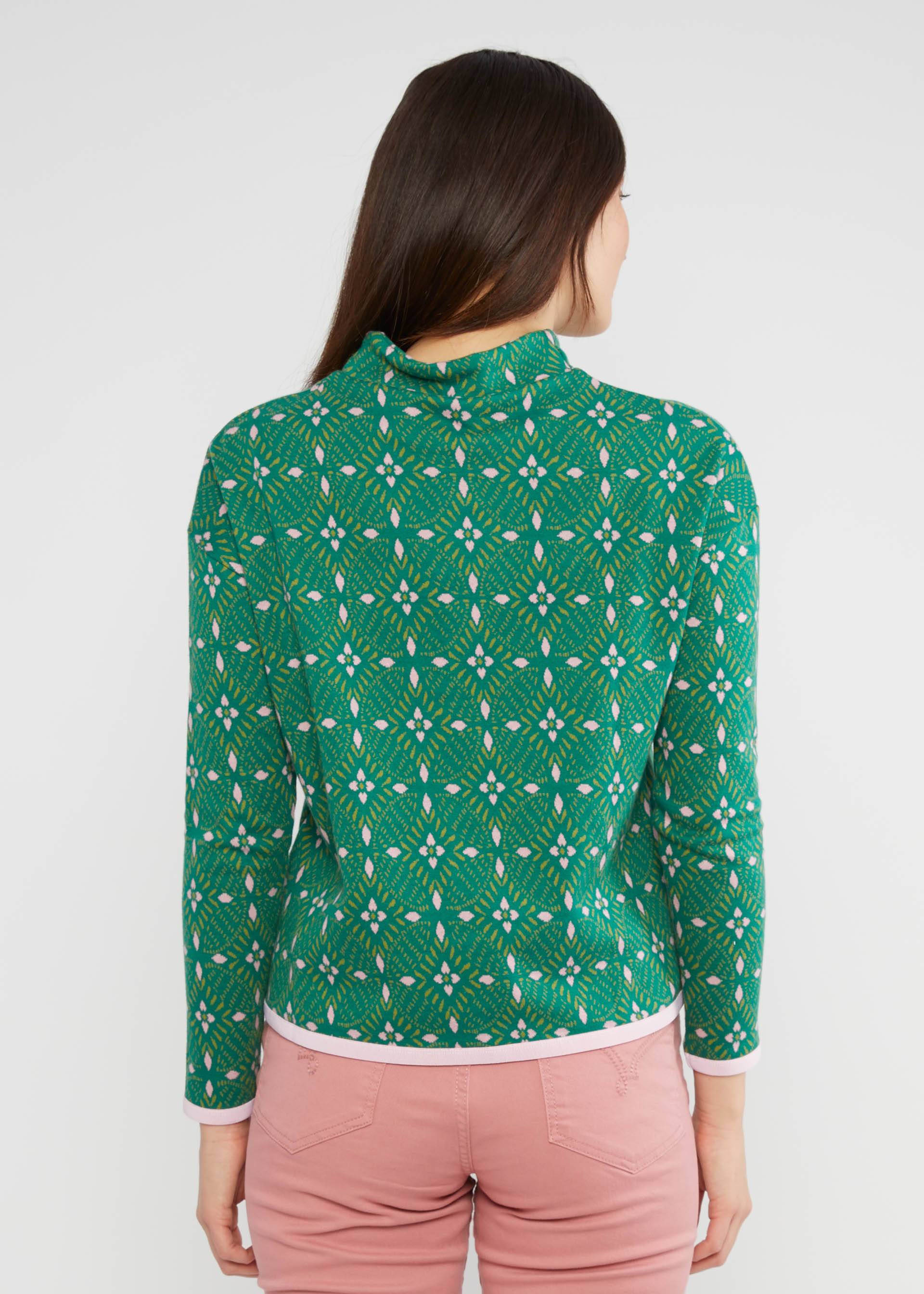 Knitted Jumper Warm up Turtle, circle of love and green, Knitted Jumpers, Green