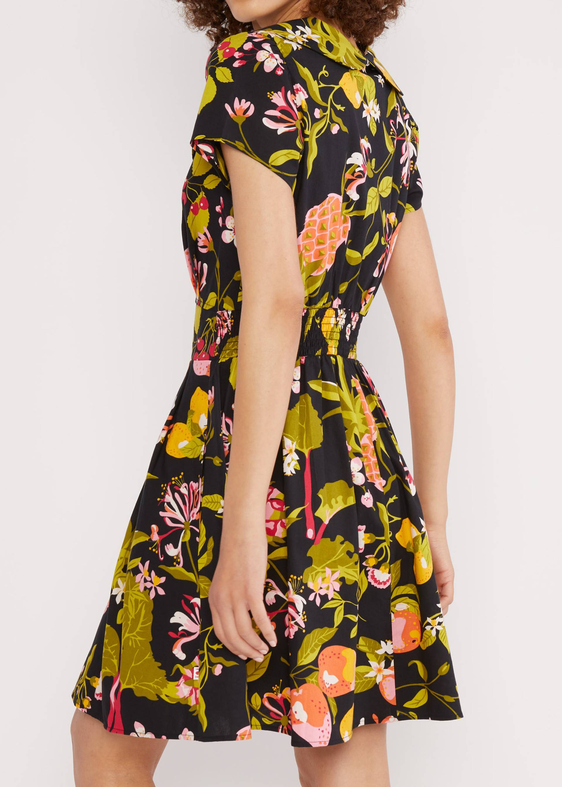 Minikleid Flapper Romance, tutti frutti salad, Kleider, Schwarz