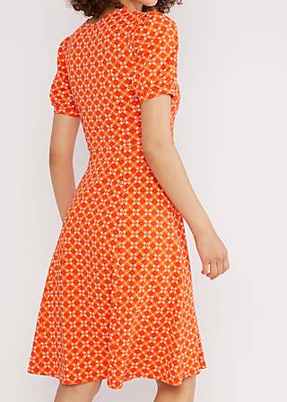 Sommerkleid Joyful Heart, botanical mosaic, Kleider, Orange