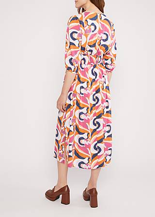 Midikleid Springtime Melody, romantic colour waves, Kleider, Blau