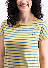 logo stripes marine tee, corn line, Shirts, Gelb