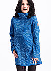 wild weather long anorak, dot and anchor, Jackets & Coats, Blue