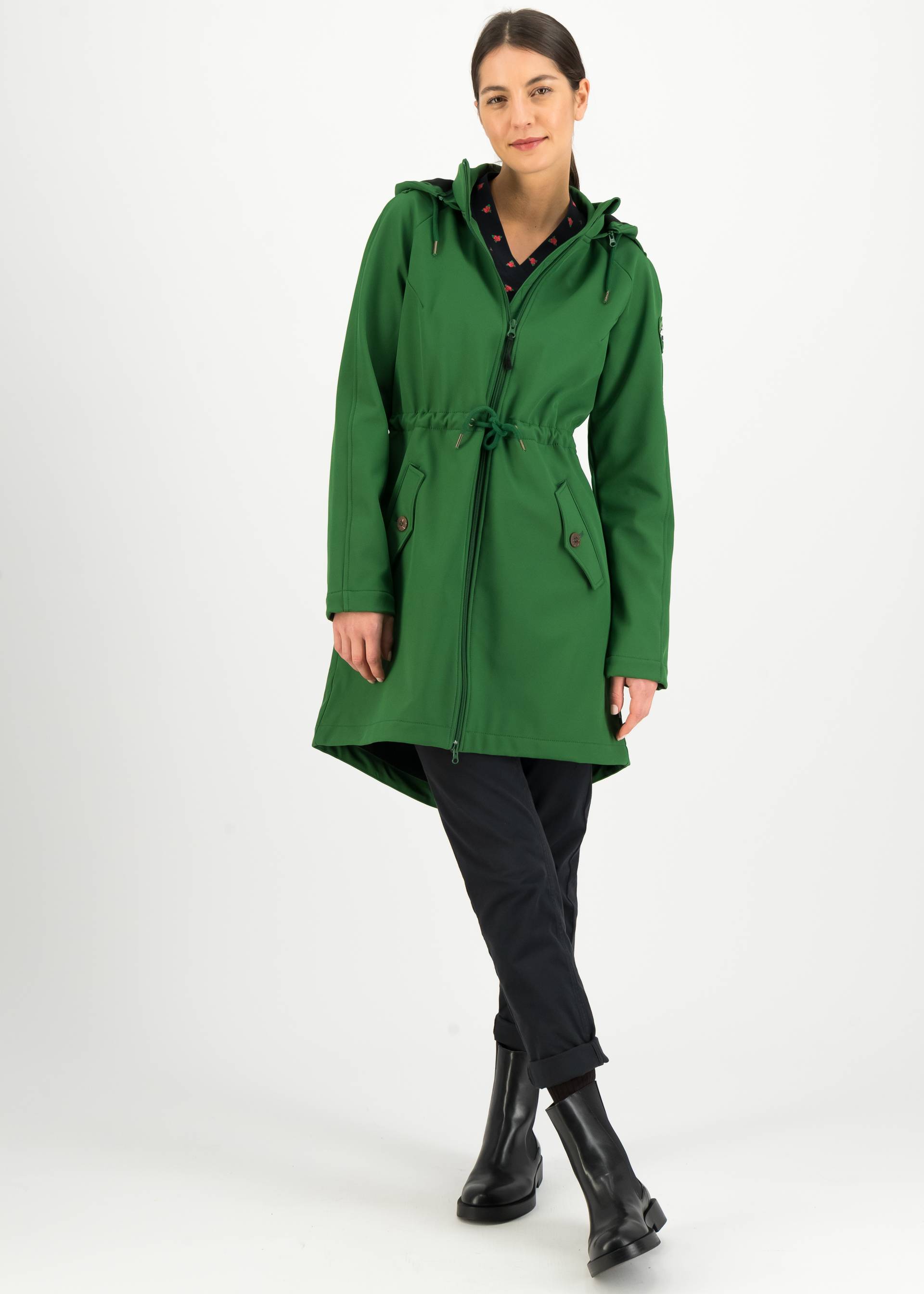 Softshelljacke Swallowtail Promenade, rose stem green, Jacken & M&auml;ntel, Gr&uuml;n